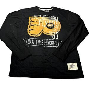 Old Time Hockey Philadelphia Flyers Long Sleeve T-Shirt XL Casualway Collection